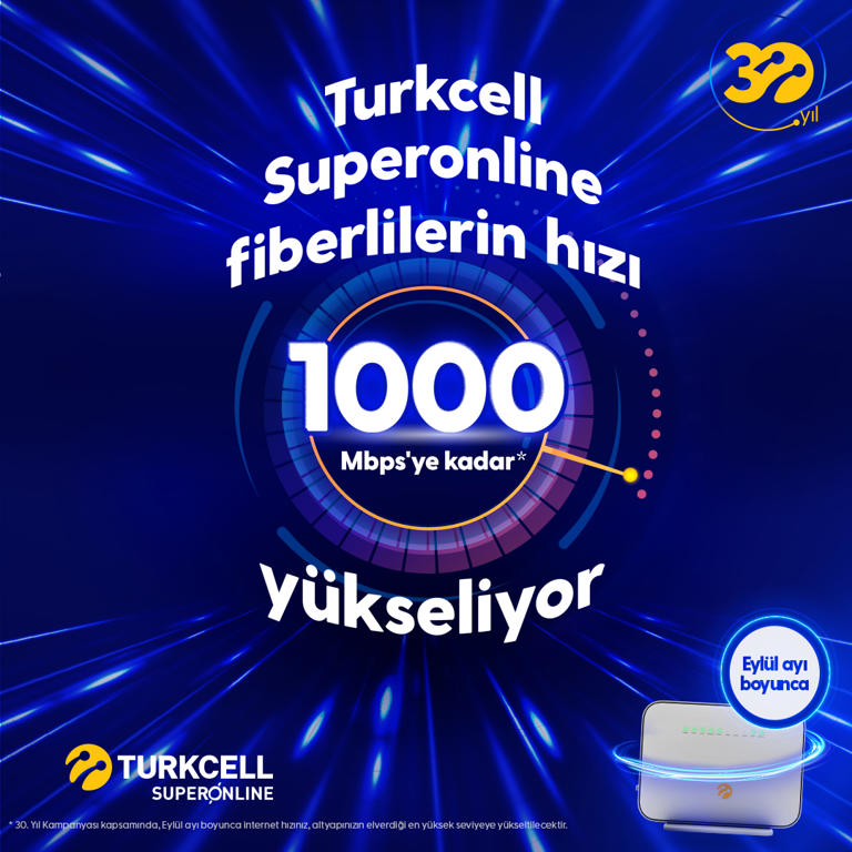 TV+ ve Netflix İle Fiber Hızında İnternet Evinizde Kampanyası 50 Mbps